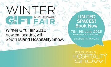 Winter Gift Fair & South Island Hospitality Show now co-located